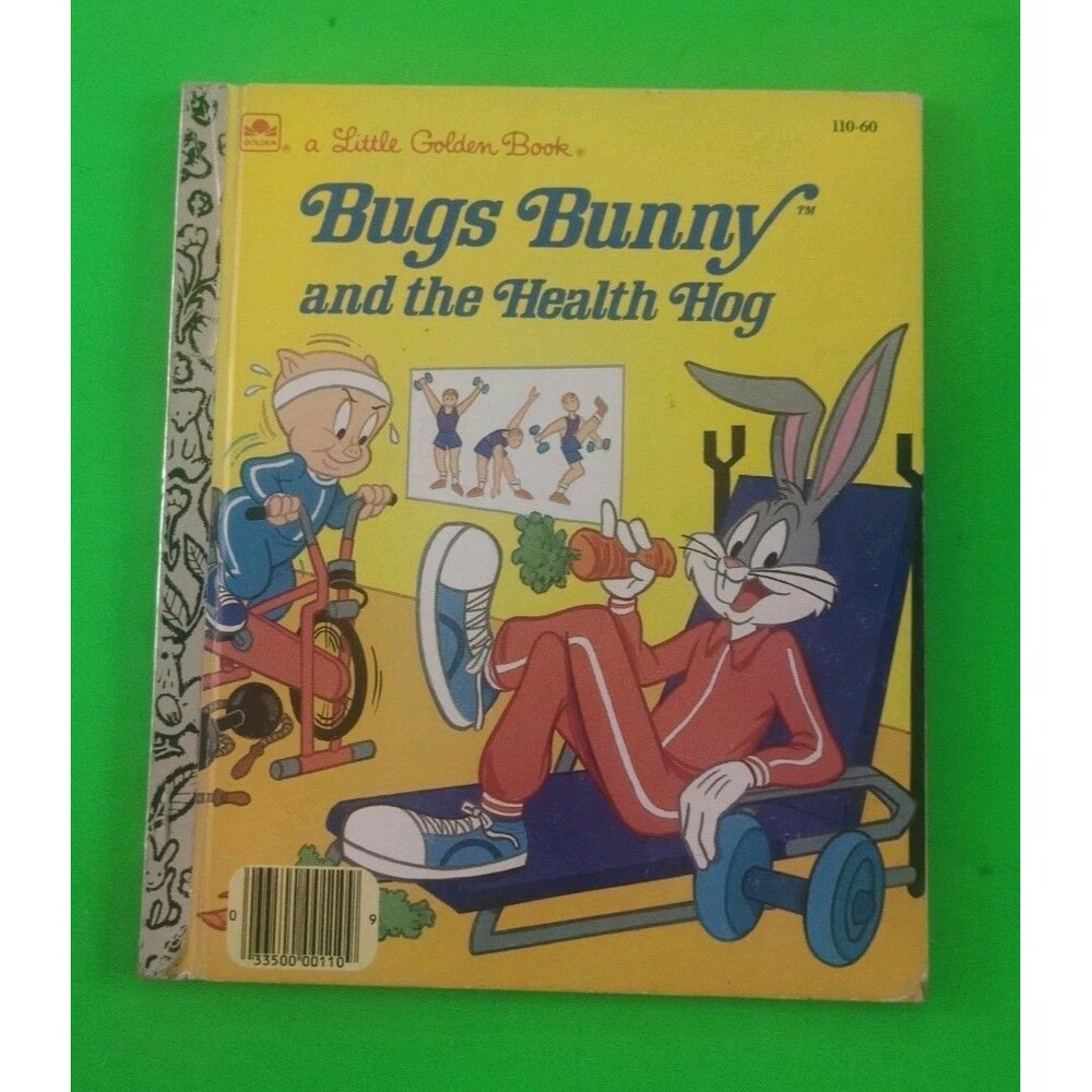 Vintage A Little Golden Book Bugs Bunny & The Health Hog 1986